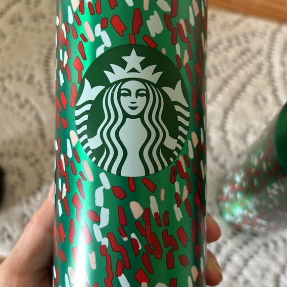 STARBUCKS 16oz coffee/tea thermos cups. Set of 2. - Picture 4 of 5
